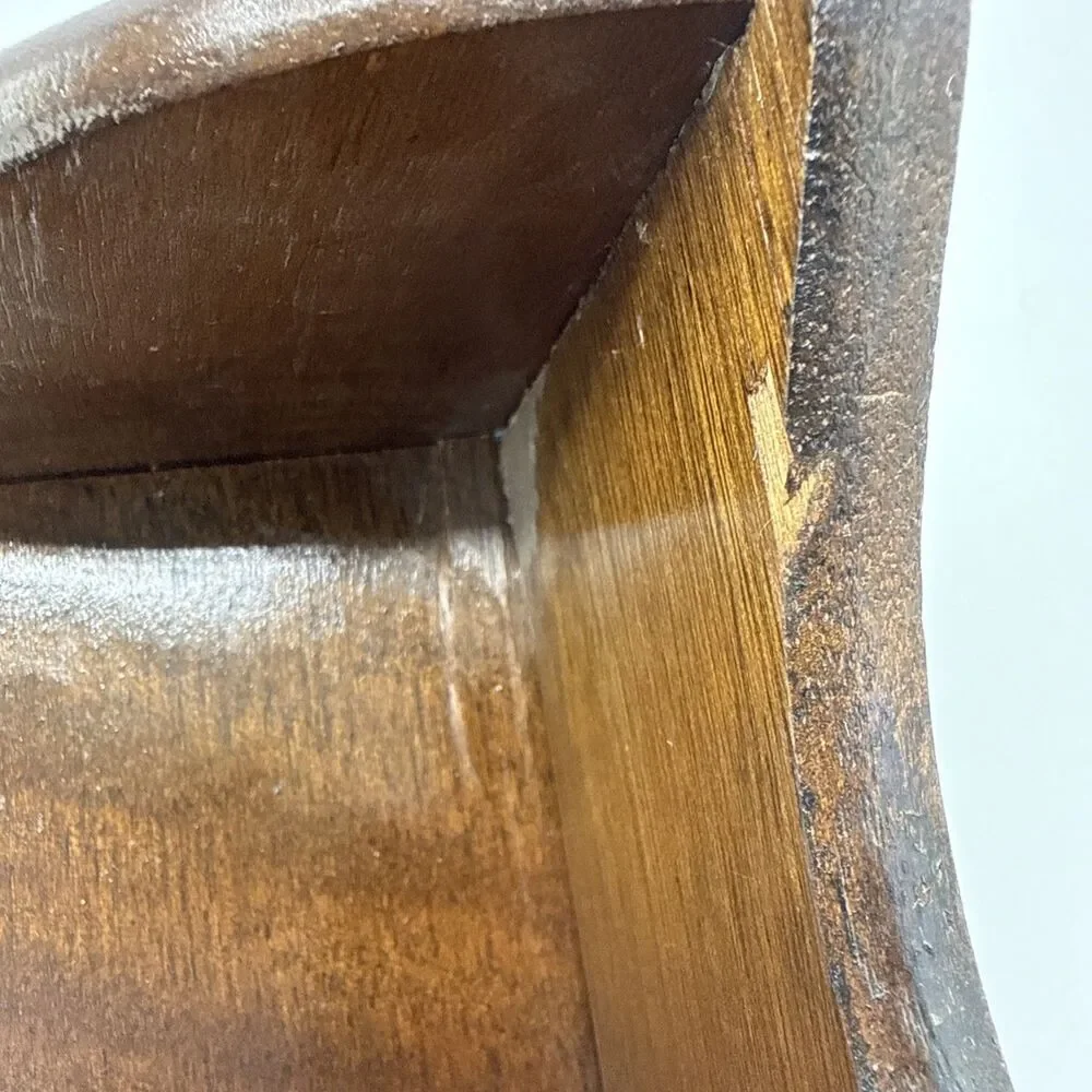 Vintage Wooden 3 Tier Wall Corner Shelf Display Shelf Hanging/free Standing 20